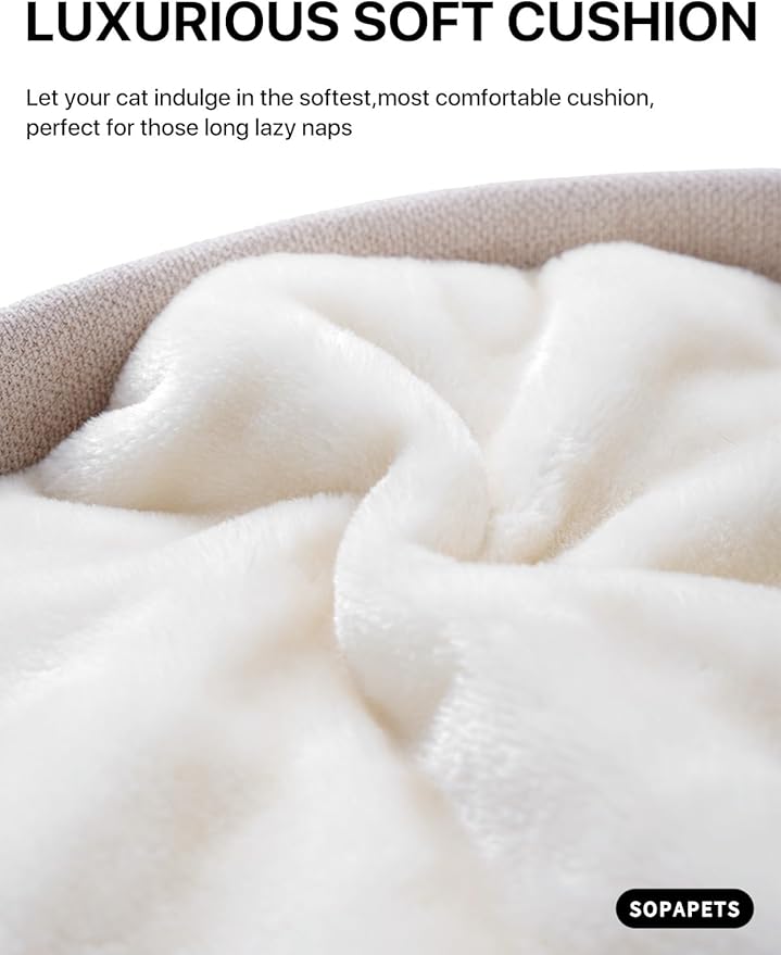 Extra Large Cat Tree for Maine Coon,65 Inches Tall Cat Tree Tower for Indoor Cats Large Adult 20 lbs,XXL Heavy Duty Luxury Sturdy Cat House with Big Hammock,Sisal Scratching Post,Condo-PawvioPets