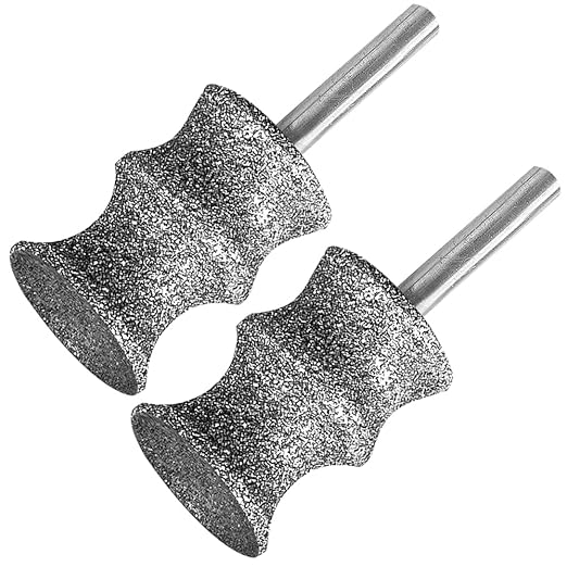 Diamond Dremel Dog Nail Grinder Attachment, 1/8'' Pet Nail Grinder Wheel for Dremel, 2-Pack (Large B+B)-PawvioPets