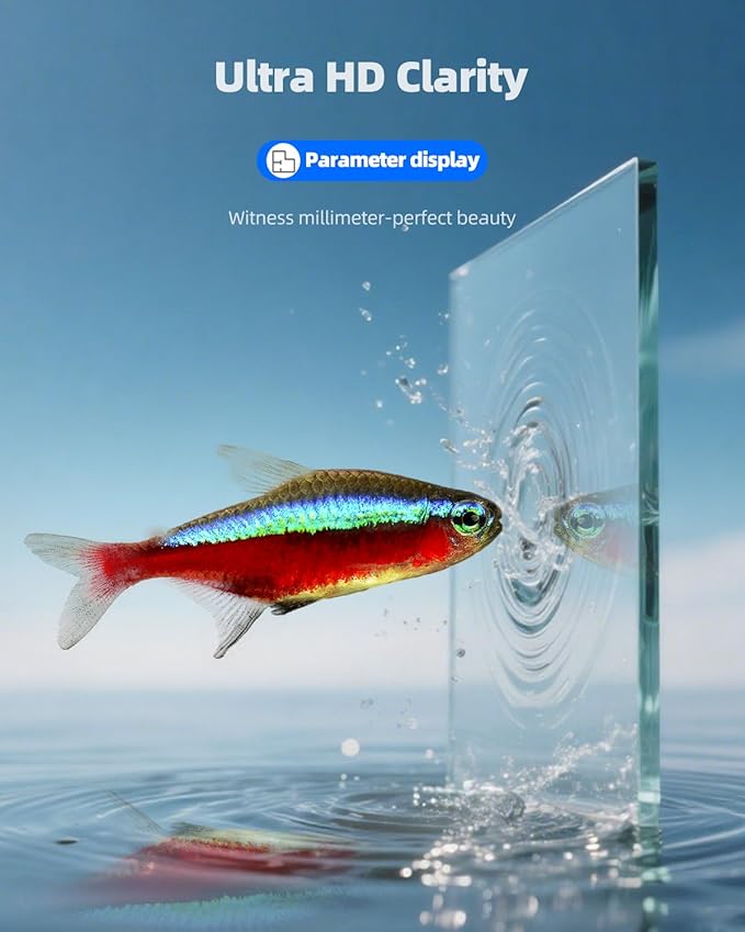 5 Gallon Clear Glass Fish Tank, Easy to Maintain Small Aquariumfor Betta, Goldfish, Snail,Shrimp and Aquatic Planting-PawvioPets