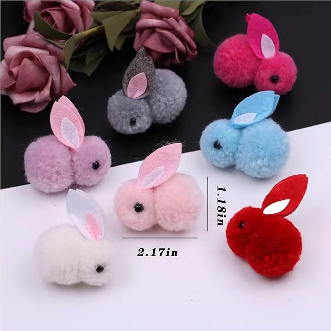 Furry Cat Toys Mice Rattle Interactive Mouse Toy for Indoor Cats Catnip Ball Pet Play Fur Ball Rabbit Assorted Color-PawvioPets