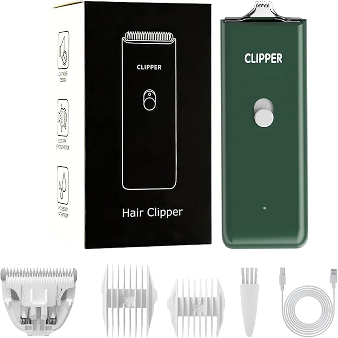 Dog Cat Home Hair Waterproof Clipper Portable Electric USB Rechargeable Pet Grooming Tools Low Noise Shaver Cordless Trimmer for Small and Large Pets-PawvioPets