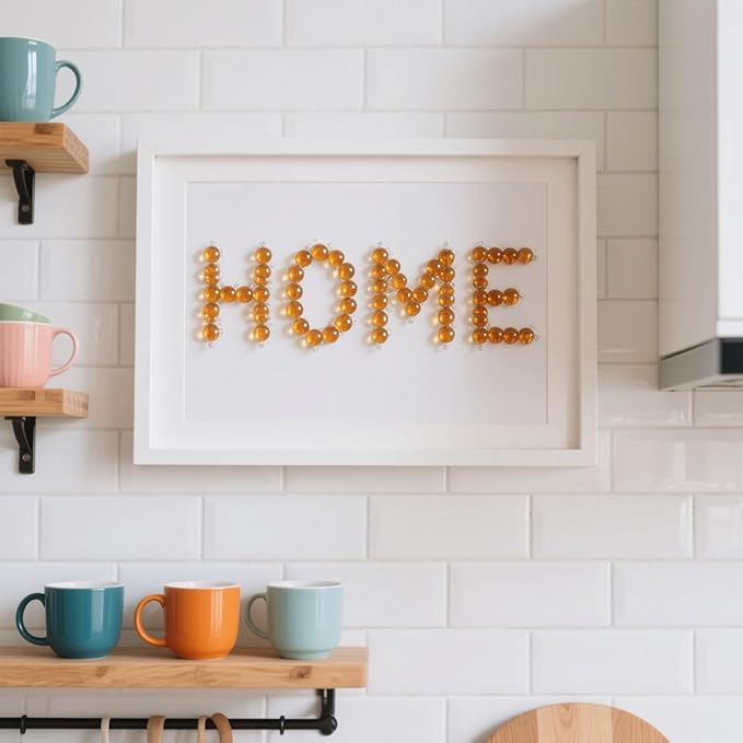 2.16LB Glass Beads Vase Filler Aquarium Gravel Decor Flat Glass Marbles Gems Pebbles Fish Tank Rocks Home Decorative Art Craft - Champagne-PawvioPets