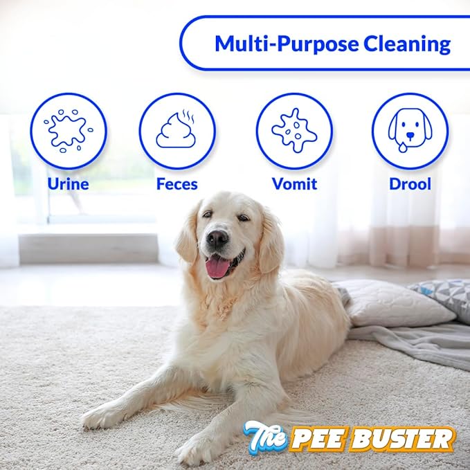 Generic Peebuster Pet Stain & Odor Remover - Cleaning Spray for Dog and Cat Urine, 1 Count (Pack of 1)-PawvioPets