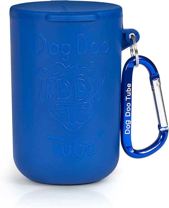 Dog Doo Tube Filled Dog Waste Bag Holders - Reusable Dog Poop Bag Tubes Designed to Keep in Odors and Germs-PawvioPets