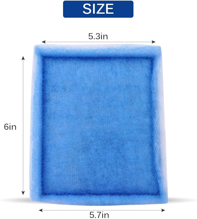 Fish Tank Filters, Aquarium Filter Cartridge Compatible with Rite-Size C & Fit for EZ-Change #3 20-40/30-60 Gallon Fish Tank Power Filter Replacement, 10PACK-PawvioPets