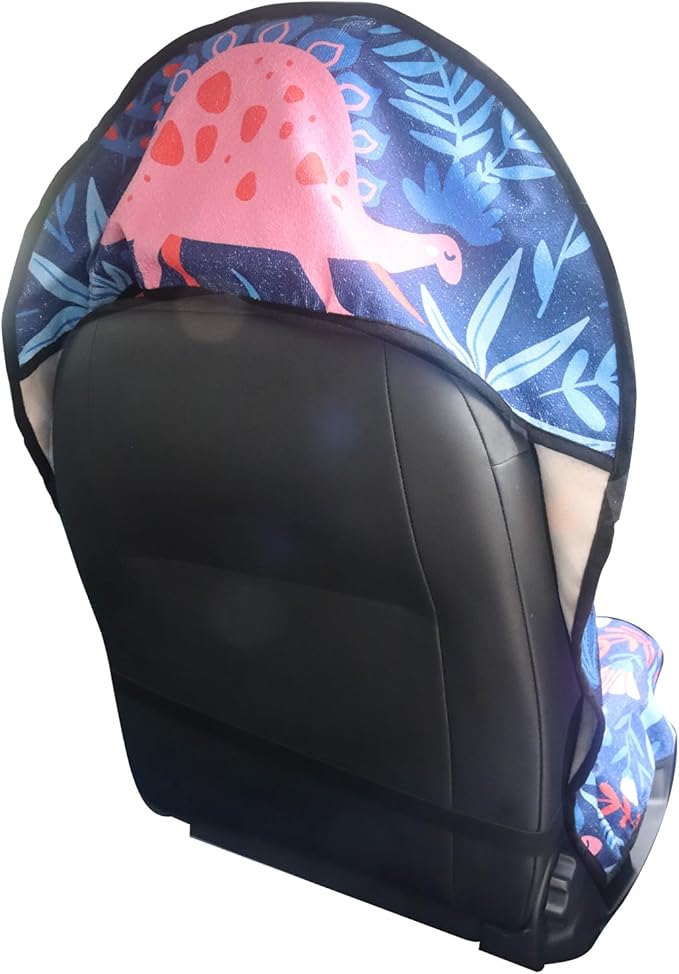 Car Seat Cover Protector Front Seats,for Gym Workout,Running,Swimming,Beach and Hiking,Waterproof Sweat Towel Bucket Seat Covers for Cars SUV Trucks (Dinosaur, 2Pcs)-PawvioPets