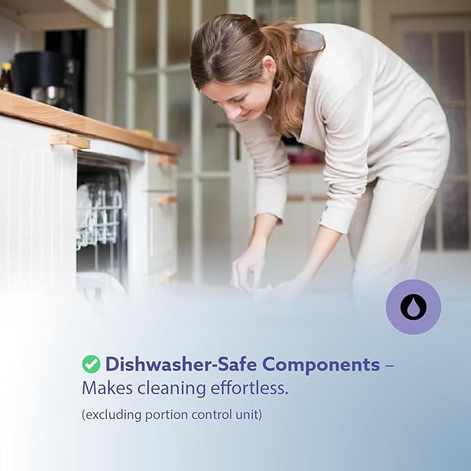 Automatic Dog & Cat Food Feeder with Water Dispenser – Smart Pet Feeder with Portion Control, OLED Display, Anti Jam Design, Battery Operated Dispenser for Medium/Large Pets - Black-PawvioPets