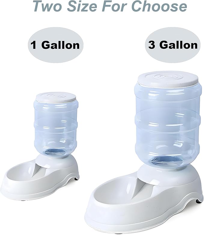 Automatic Dog Feeders - 3 Gallon Capacity Gravity Food Dispenser for Large Dogs and Cats-PawvioPets