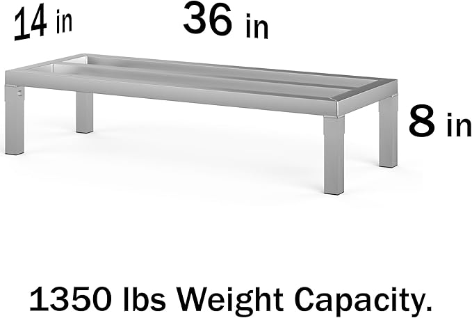 14 in X 36 in. Aquarium Stand | Industrial Style Aluminum Fish Tank Base with Open Frame Design-PawvioPets