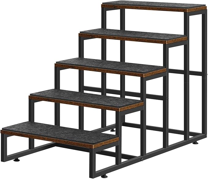 Dog Stairs Ramps Dog Stairs for High Bed Couch 5 Tier Pet Stairs for Small Medium Large Dogs and Cats Pet Step with Non-Slip Stair Tread for Puppy, The Old, and Injured Dogs-PawvioPets
