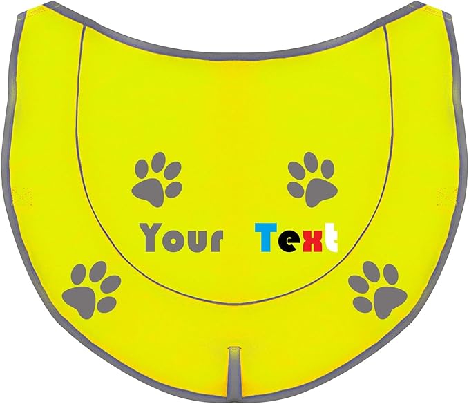 Custom Reflective Dog Vest Personalized High Visibility Reflective Jacket for Your Puppy Hunting Safety Gear with Elastic Strap & Clasp, Comfortable, Perfect for Day and Night Walks!-PawvioPets