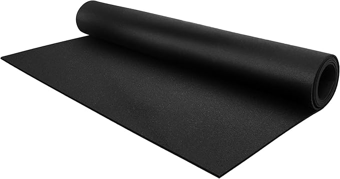 Flooring Inc's 1/4" Thick Tough Rubber Flooring Roll | Flexible Recycled Rubber Floor Mats for Home Gym | Heavy Duty Rubber Mat for Home Gyms, Sheds, Horse Stall Mat or Trailer-PawvioPets