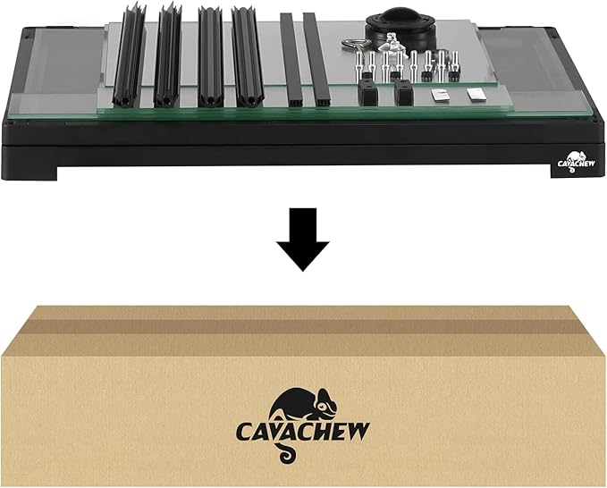 34 Gallon Reptile Tank, Glass Reptiles Terrarium 24" x 18" x 18", Sliding Door, Top Ventilation, Cable Pass, Humidify Hole, Glass Reptile Cage Habitat for Bearded Dragon, Lizard, Snake, Gecko-PawvioPets