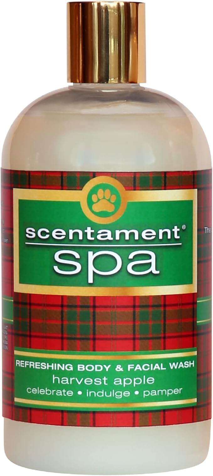 Best Shot Scentament Spa Seasonal Facial & Body Wash, Harvest Apple, 16 oz-PawvioPets