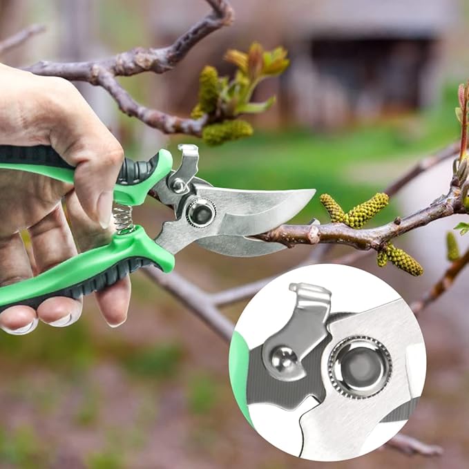 Bonsai Tool Kit, 21 Pcs Gardening Tools Set Include Garden Pruning Shears, Plant Trimming Scissors, Training Wire, Succulent Tool, Leather Bag Storage, Gardening Gifts for Women, Plant Lovers-PawvioPets