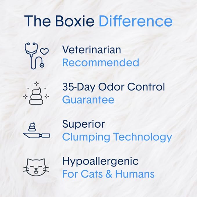 Boxie® Extra Strength Cat Litter, Lightweight 35-Day Odor Control, Clumping, 16.5lb-PawvioPets