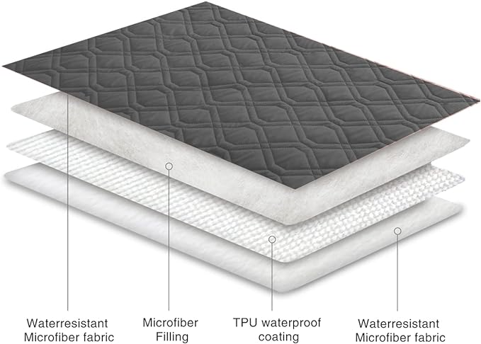 Ameritex Waterproof Blanket Reversible Dog Bed Cover Pet Blanket for Furniture Bed Couch Sofa-PawvioPets