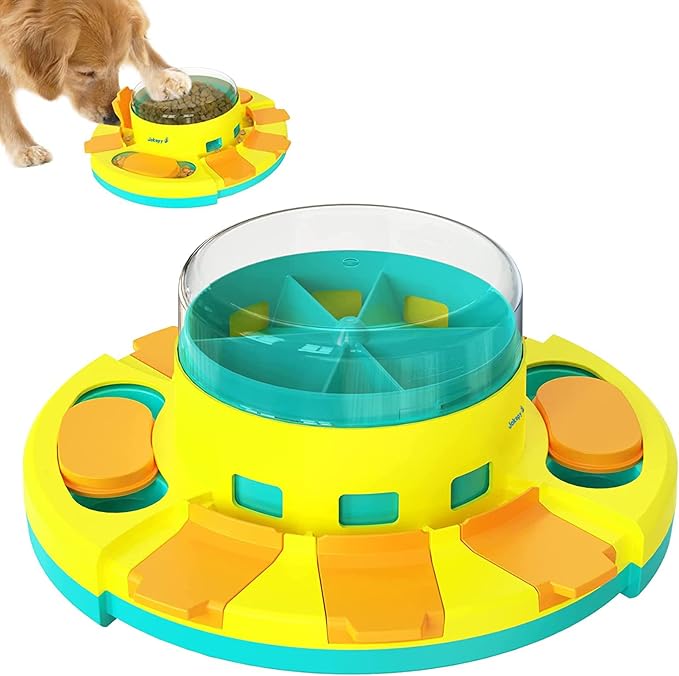 Dog Puzzle Toys for Dog Boredom and Mentally Stimulating, Interactive Slow Food Feeder Dispenser, Professional Level 2 in 1 for Large/Medium/Small Dog-PawvioPets