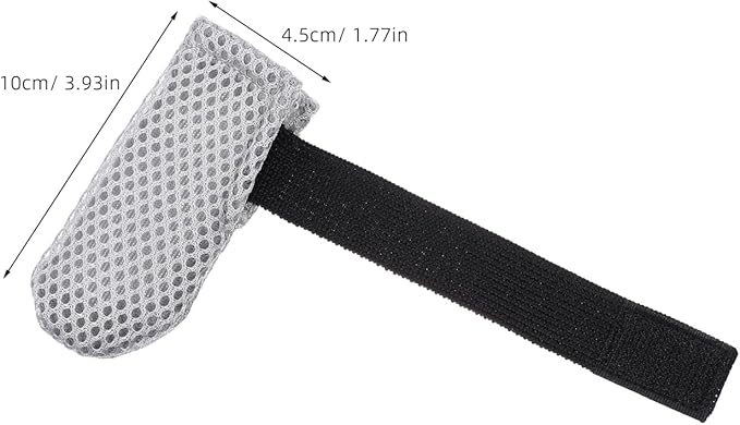 4Pcs Cat Nail Caps, Cats Booties Mittens Paw Covers Caps Shoes for Bathing Shaving Checking Nail Cutting, Pet Grooming Socks AntiScratch Adjustable Pet Claw Protector Foot Sleeves, Grey M-PawvioPets