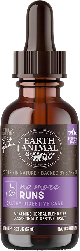 Earth Animal Herbal Remedies | No More Runs | 2 fl oz-PawvioPets