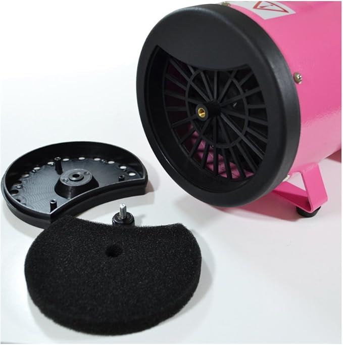 Flying Pig High Velocity Dog Pet Grooming Dryer w/Heater (Model: Flying One, Pink)-PawvioPets