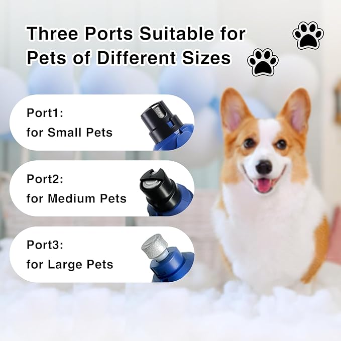 Dog Nail Grinder Quiet: Silent Grind Pro Dog Nail Trimmers - Cat Nail Clippers for Indoor Cats - Dog Nail Trimmers for Large Medium Small Dogs and Cats-PawvioPets