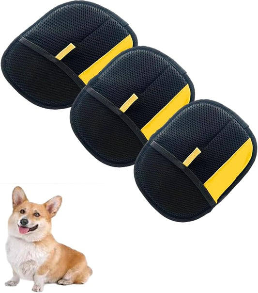 Fursweep Gloves Pet Hair Remover, Kivori Pet Grooming Glove, Pet Hair Remover Electrostatic Gloves, Furmingle Double Sided Cat Grooming Glove, Reusable Cat & Dog Hair Remover, for Couch, Carpet-PawvioPets