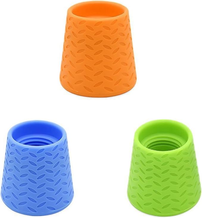 3 Piece Portable Outdoor Shower for Dogs Bottle Attachment Outdoor Sprayer Accessory for Most Plastic Water Bottles, Suitable for Bathing Pets During Outdoor Activities Camping.(Orange+Blue+Green)-PawvioPets