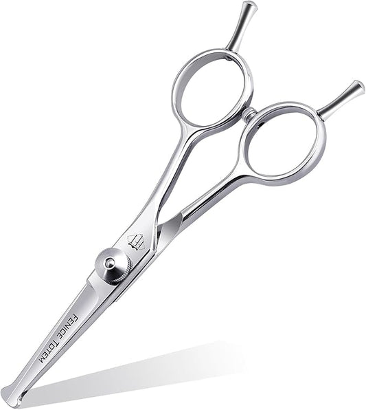 Dog Grooming Scissors: 4.75" Pet Straight Shears Made Of Advanced Stainless Steel Alloy for Trimming Dogs Cats and Other Pets Face and Paws-PawvioPets