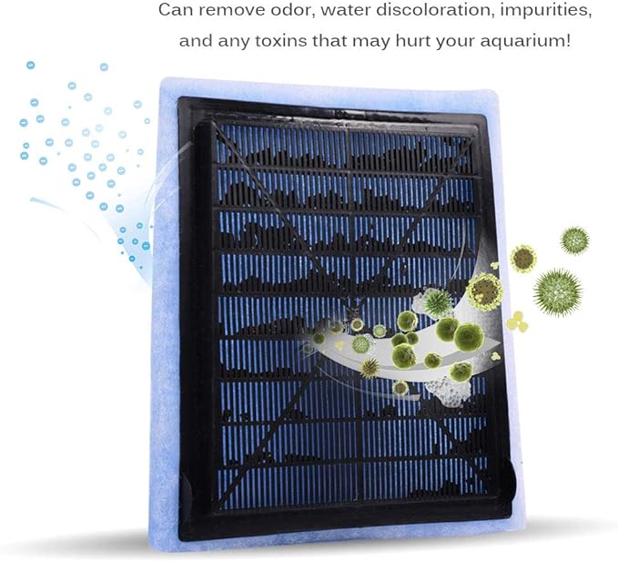 Fish Tank Filters, Aquarium Filter Cartridge Compatible with Rite-Size C & Fit for EZ-Change #3 20-40/30-60 Gallon Fish Tank Power Filter Replacement, 10PACK-PawvioPets