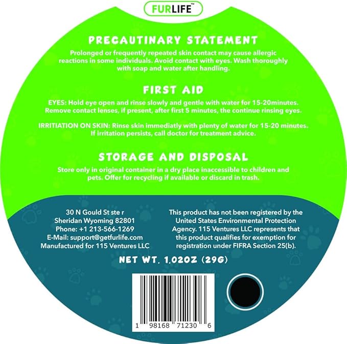 FurLife Flea and Tick Collar for Dogs – Waterproof Black Dog Collar, Pet Supplies for Tick and Flea Prevention for Dogs, Safe for All Breeds-PawvioPets