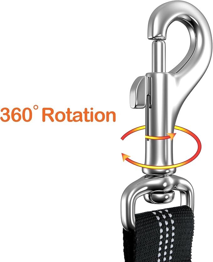 2 Piece Set Dog Seat Belt Retractable Dog Car Seatbelts Adjustable Pet Seat Belt for Vehicle Headrest Restraint Adjustable Heavy Duty & Elastic & Durable Car Harness for Dog-PawvioPets