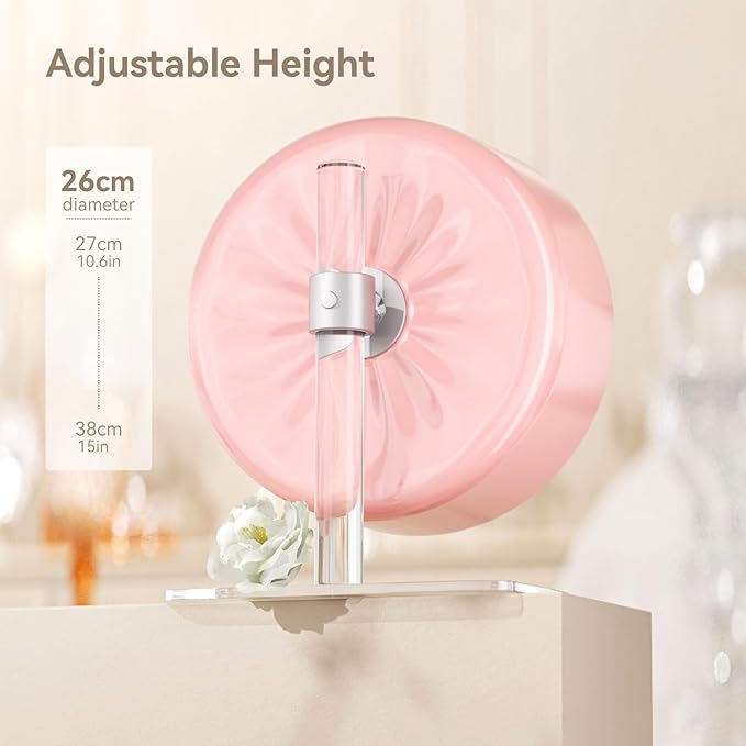 BUCATSTATE Hamster Exercise Wheel 10.2", Upgraded Super-Silent Spinner Hamster Running Wheels with Adjustable Base & Rust-roof Bearing for Dwarf Syrian Hamster Gerbils Rats-PawvioPets