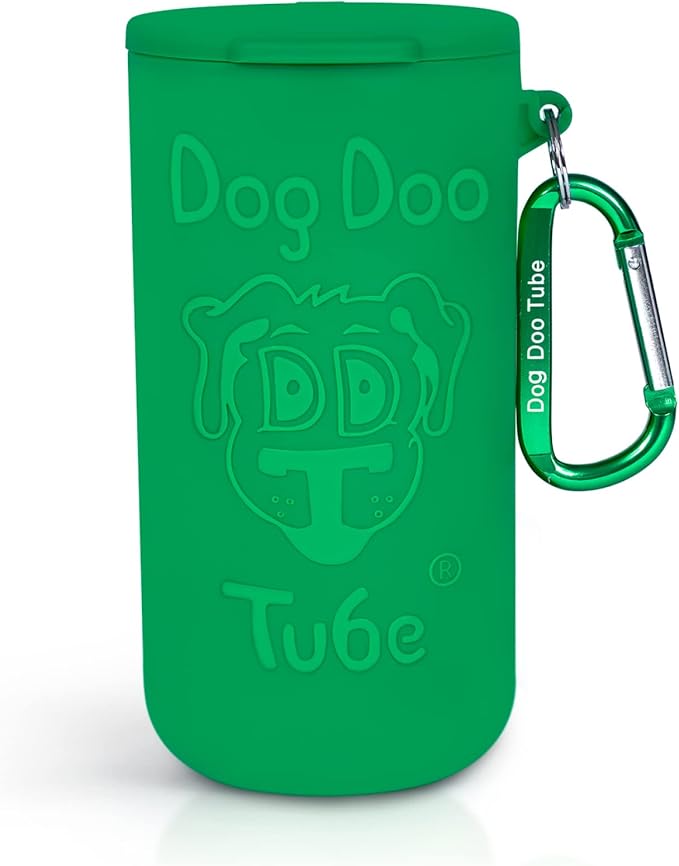 Dog Doo Tube Filled Dog Waste Bag Holders - Reusable Dog Poop Bag Tubes Designed to Keep in Odors and Germs-PawvioPets