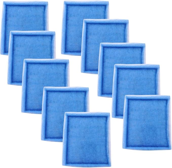 Fish Tank Filters, Aquarium Filter Cartridge Compatible with Rite-Size C & Fit for EZ-Change #3 20-40/30-60 Gallon Fish Tank Power Filter Replacement, 10PACK-PawvioPets