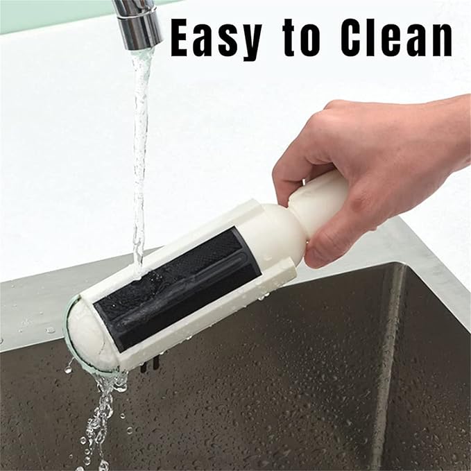 2023 New Pet Hair Remover Roller - Reusable and Washable for Dog/Cat Fur - Best for Couch and Furniture (A-White)-PawvioPets