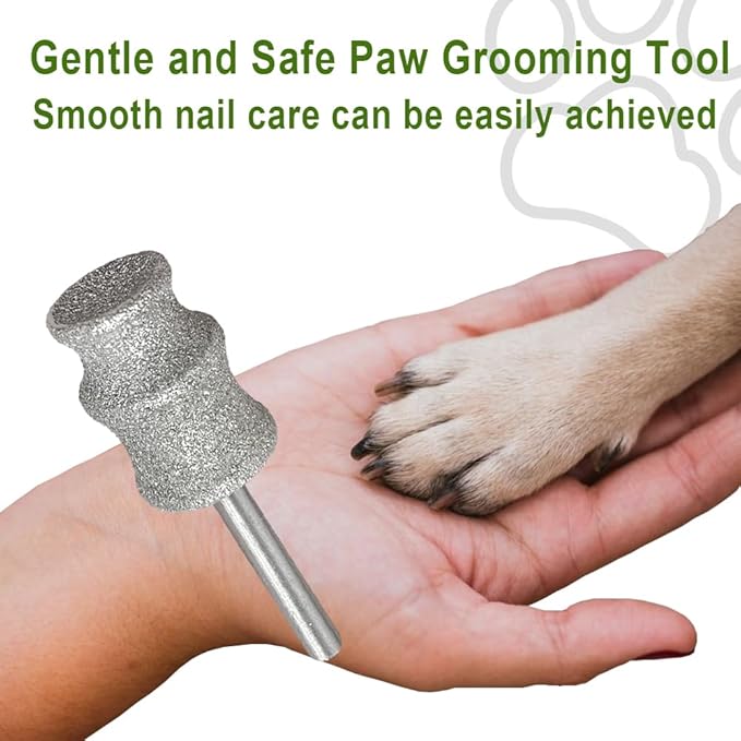 Diamond Dog Nail, 1/8'' Nail Tool for Dogs, for Animals Nail Care & Home Grinder Tools for Dogs Combo G-PawvioPets