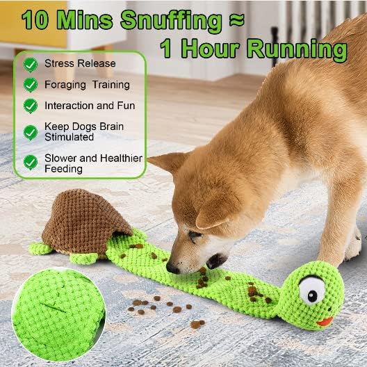 Dog Squeak Toys Dogs Enrichment Treat Dispensing Puzzle Toys Interactive Dog Toys for Large Medium Small Dogs-PawvioPets