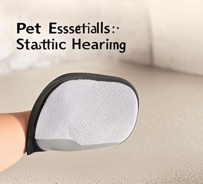 2 Pcs,Pet Removal Gloves for Dog&Cat， Electrostatic Pet Hair Remover， Pet Removal Gloves， Pet Hair Remover for Furniture， Reusable Pet Hair Remover，-PawvioPets