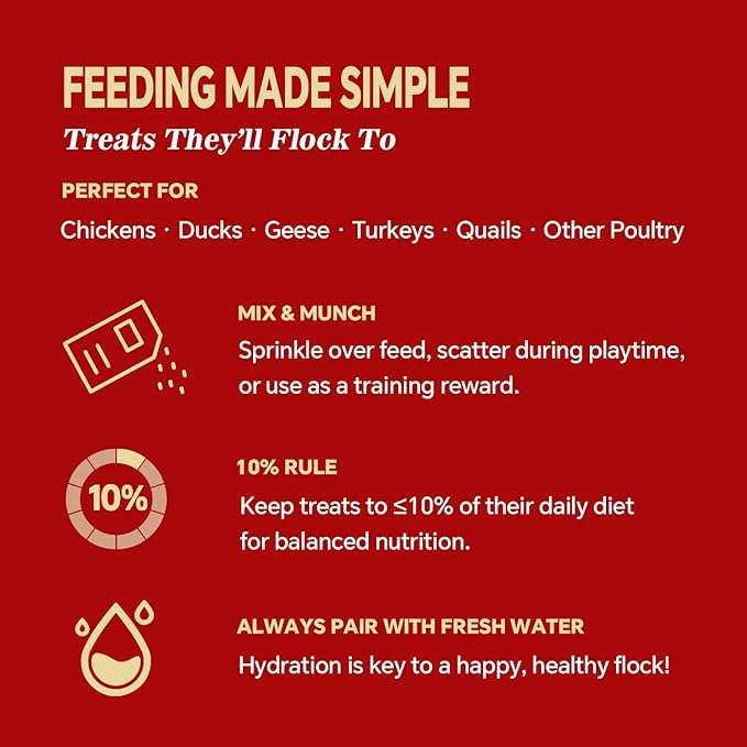 Dried Black Soldier Fly Larvae, Non-GMO, Natural Chicken Treats & High-Protein Poultry Snacks for Backyard Chickens, Laying Hens & Ducks, 10 lb Box-PawvioPets