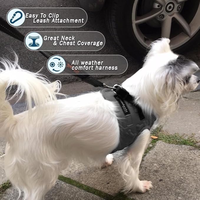 Comfort Fit Dog Harness – Adjustable No-Pull Vest for Small, Medium & Large Dogs – Soft Padded Step-in Design for Easy Control – Ideal for Walking, Running & Training – All-Weather Premium Dog Vest-PawvioPets