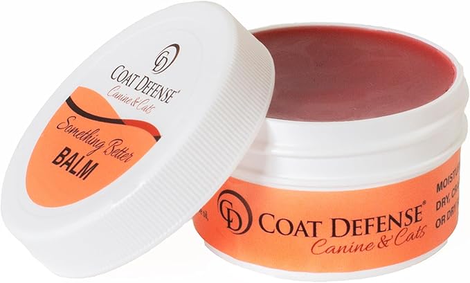 COAT DEFENSE Something Better Balm | Made in USA | Nose & Paw Balm | Lick Safe, Healing and Deeply Moisturizing | Paw Soother for Dogs & Dog Skin Soother (1.5 OZ)-PawvioPets