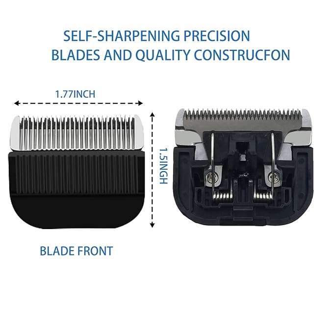 2 Pcs Hair clipper Detachable Replacement Blades, Compatible with wahls Models 6275LP/9179/9590/9590/9591/9639/96459649LP/9655/79434/79434/79003/79005-MODEL 216779005-MODEL 2167767 Hair Clippers-PawvioPets