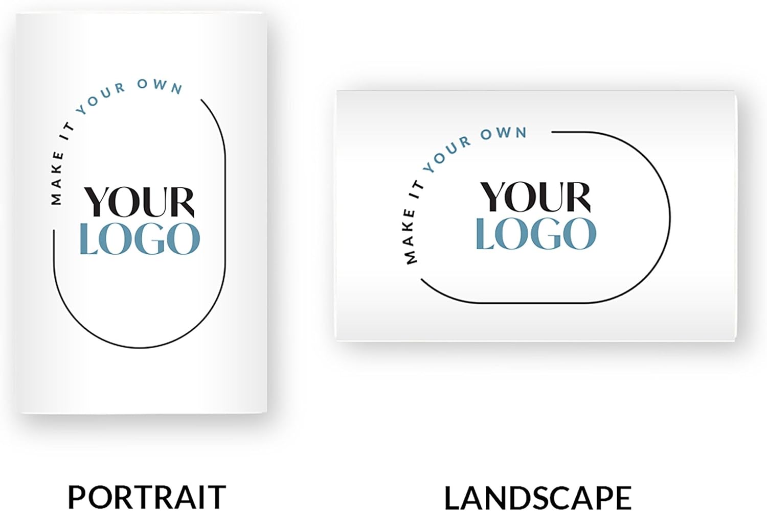 Weddingstar Matchboxes Stickers for Corporate Gift - Your Business Logo - Pack of 50 Navy