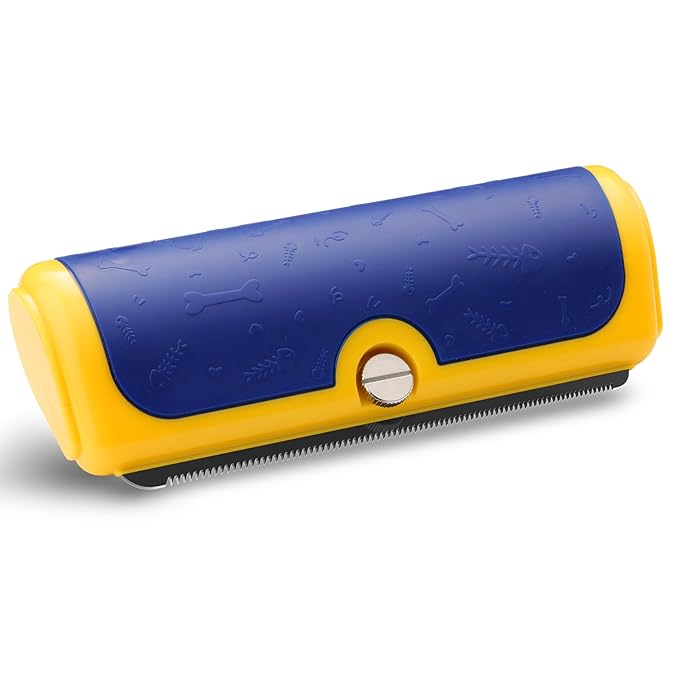 Dog Brush for Shedding, Deshedding Grooming Tool for Dogs & Cats, Pet Hair Remover, Cat Deshedding Comb, Professional Grooming Tool, Easy to Clean, Pet Grooming Brush for Dogs and Cats-PawvioPets