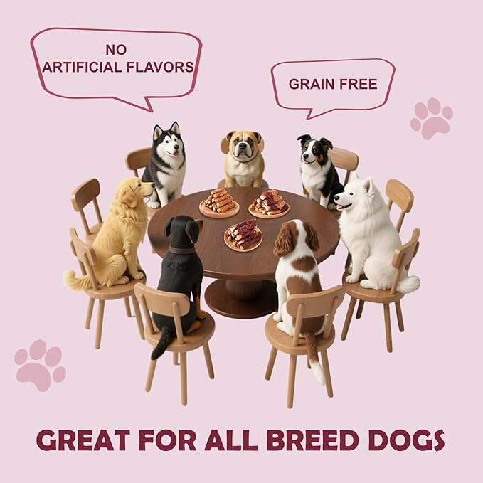 ASMPET Dog Treats, Duck Wrapped Beef Cartilage, Rawhide Free & Grain Free Dog Snacks-PawvioPets