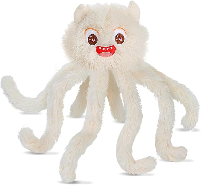 DODODOLA Dog Toys Squeaky Dog Toys with Crinkle Paper Cute Stuffed Octopus Durable Dog Plush Toys for Large Breed Dog Chew Toys for Small, Medium, Large Dogs-PawvioPets