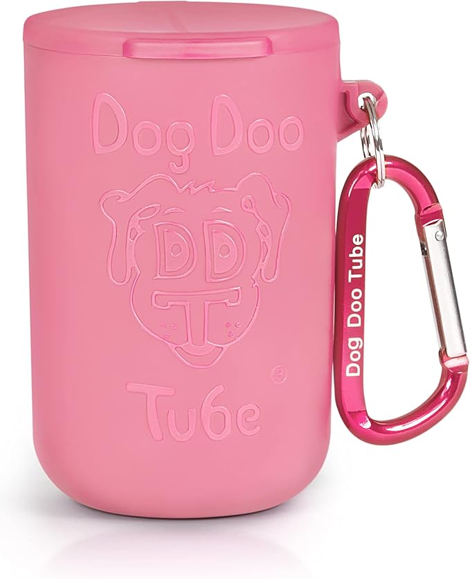 Dog Doo Tube Filled Dog Waste Bag Holders - Reusable Dog Poop Bag Tubes Designed to Keep in Odors and Germs-PawvioPets