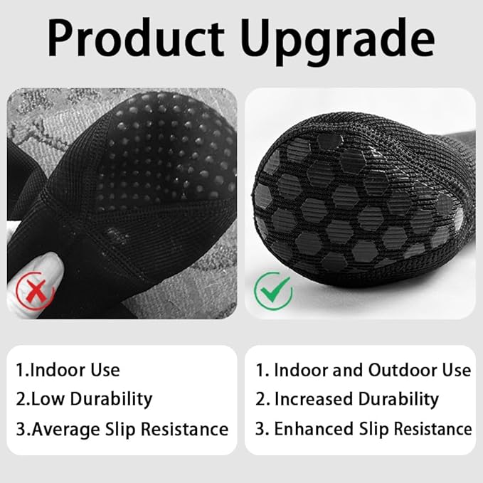 COODEO Dog Socks to Prevent Licking Paws, Dog Healing Boots & Paw Protectors with Non-Slip Bottoms to Protect Wounds, Waterproof Sleeve Dog Shoes for Licking (Blue, XL)-PawvioPets