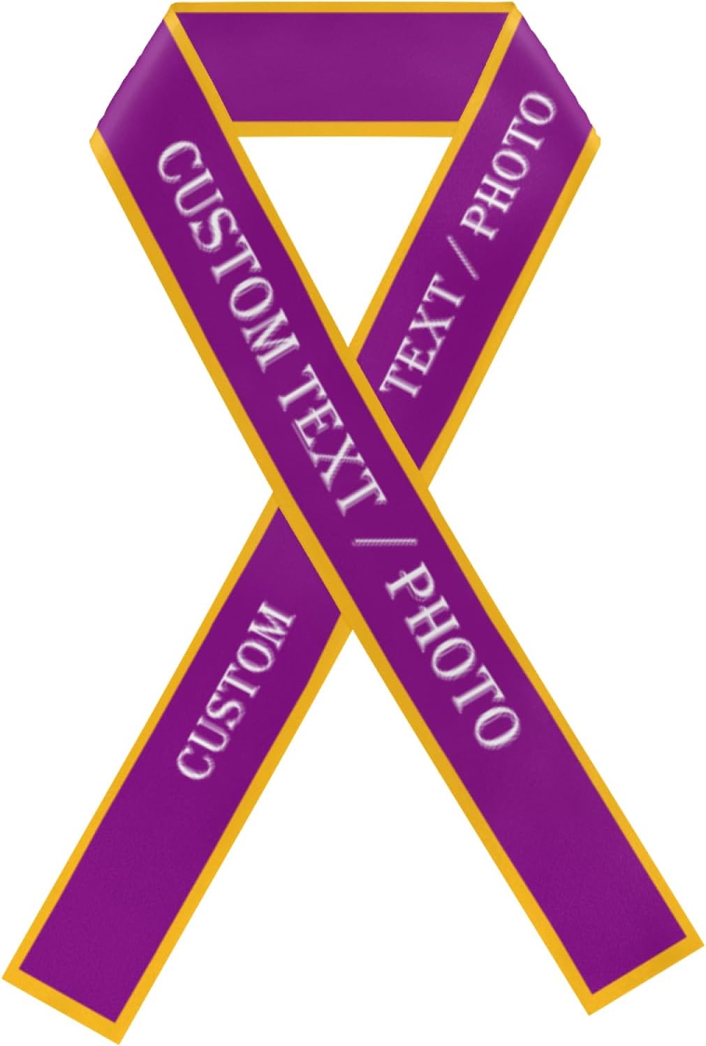 Custom Sash,Personalized Birthday Sash with Text Photo,Customized Bachelorette Sash Quote Sash Bride to Be Sash Color Optional (With decorative edge, Dark Purple)